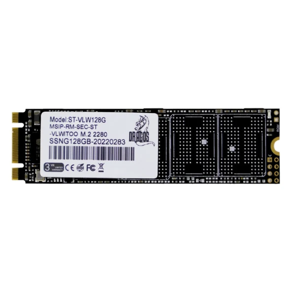 Dragos Hdd Ssd M2 Nvme 128Gb 500/450Mbs Sata3 M2Ssd2280/128G - 2