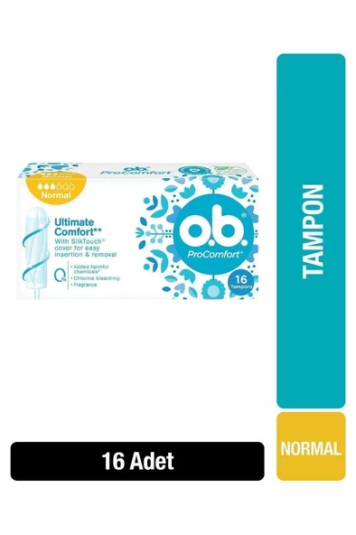o.b ProComfort Normal 16'lı Tampon