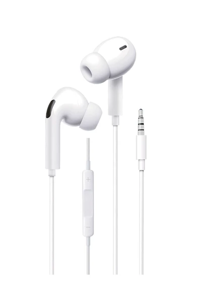EVAX  (PRO 3.5 JAK )Mikrofonlu Kablolu Kulaklık 3,5 Mm Jak Girişli Studıo Stereo Ses Kalitesi 120cm