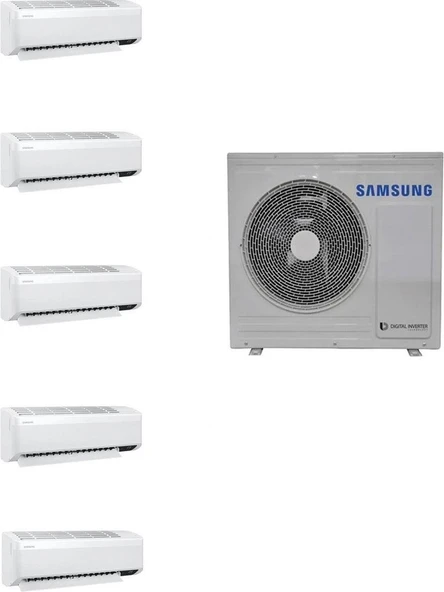 Samsung Wind Free Multi 1+5 Sistem (AJ100TXJ5KH/EA) 7+7+7+7+7 Btu 10 Kw Dış Ünite