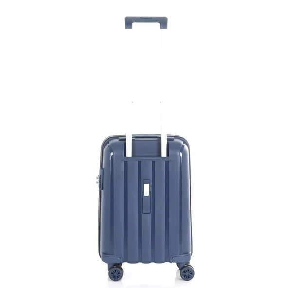 MÇS Bavul Orta ve Kabin 2li Set Kırılmaz Silikon Valiz V305 Laci - Resim 8