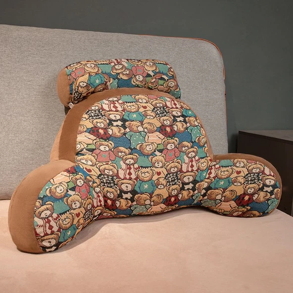 Ayıcık Desenli Bel Yastığı - 70 cm