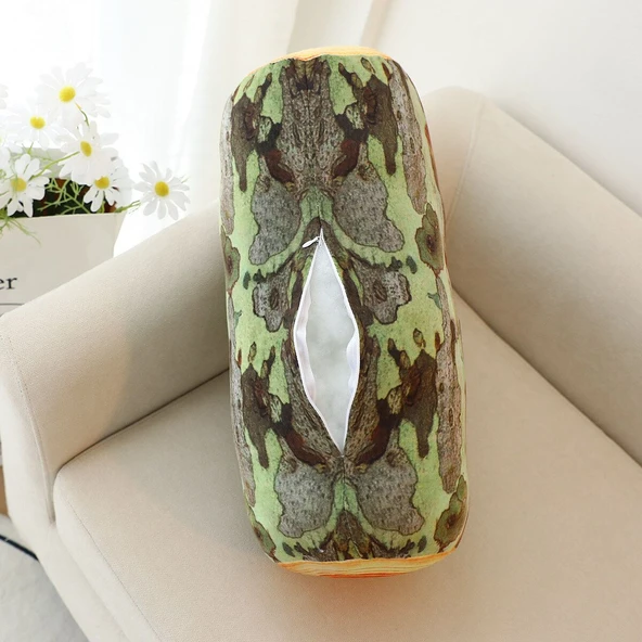 Ağaç Peluş Yastık - Kahverengi 45cm - 9
