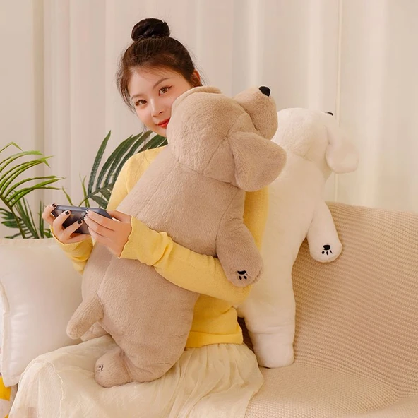 Şifa Veren Kaniş Peluş Oyuncak - Süt Beyazı, 50cm - 7