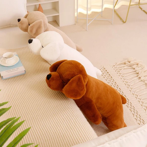 Şifa Veren Kaniş Peluş Oyuncak - Süt Beyazı, 50cm - 10