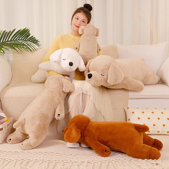 Şifa Veren Kaniş Peluş Oyuncak - Süt Beyazı, 50cm - 3