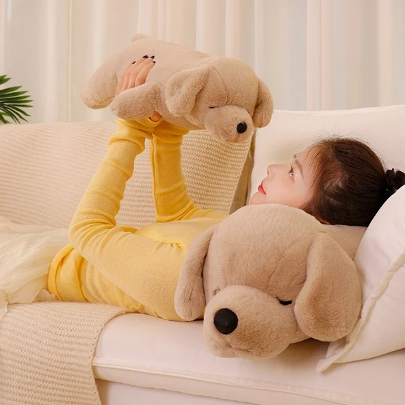 Şifa Veren Kaniş Peluş Oyuncak - Süt Beyazı, 50cm - 6
