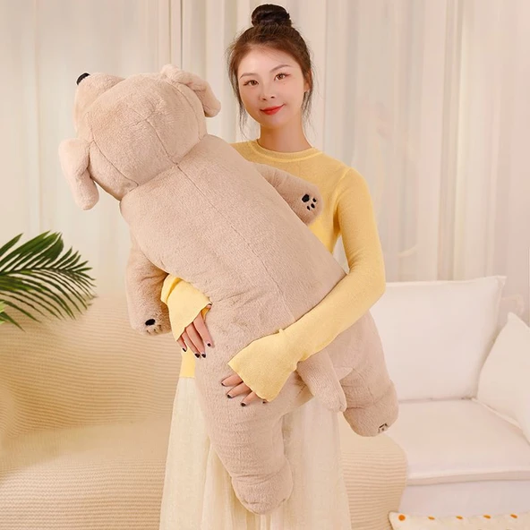 Şifa Veren Kaniş Peluş Oyuncak - Süt Beyazı, 50cm - 8