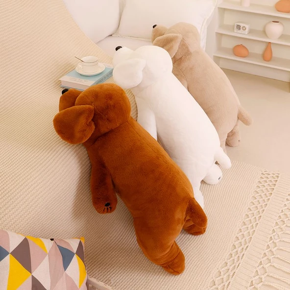 Şifa Veren Kaniş Peluş Oyuncak - Süt Beyazı, 50cm - 9