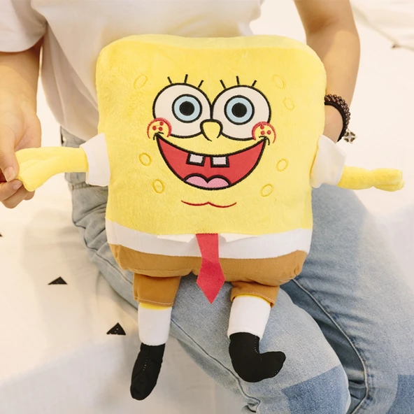Sünger Bob Peluş El Isıtıcı Yastık - 50cm
