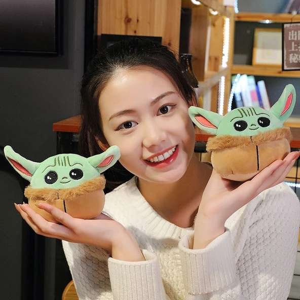 Yoda Bebek Peluş Oyuncak Bebek - 22cm - 6