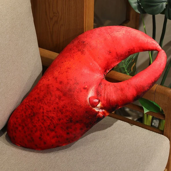 Simülasyon Istakoz Pençesi Peluş Yastık - 80cm - 8