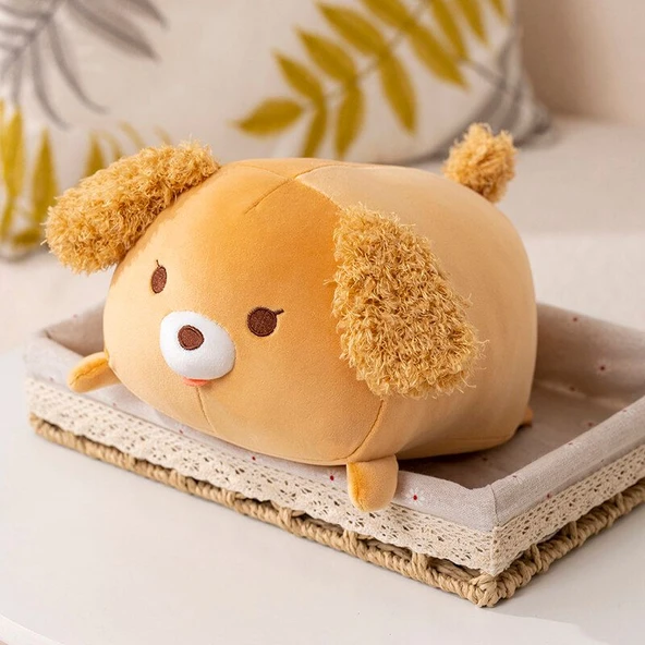 Yalayan Köpek Peluş Yastık Oyuncak - 30cm