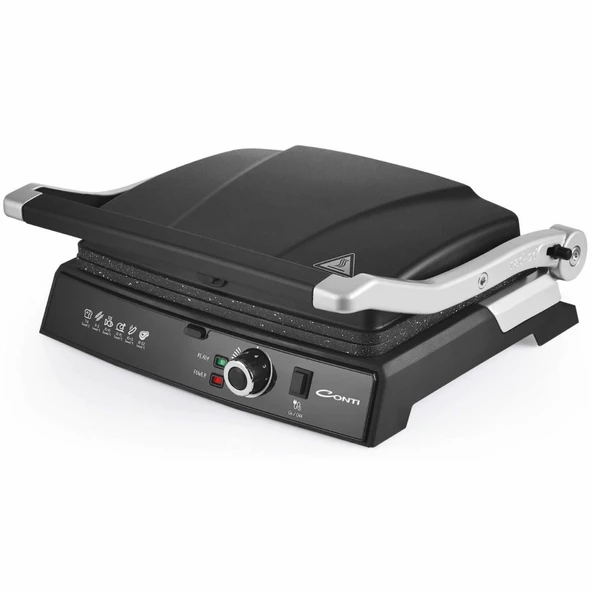 Conti CG-320 Bestost 2000W 6 Dilim Tost & Izgara Makinesi - Siyah