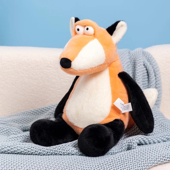 Çizgi Film Hayvan Peluş Oyuncak - Tilki - 80cm