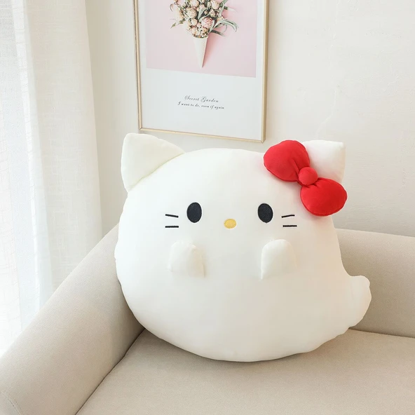 Sanrio Hello Kitty Peluş Yastık - 52x52x22cm