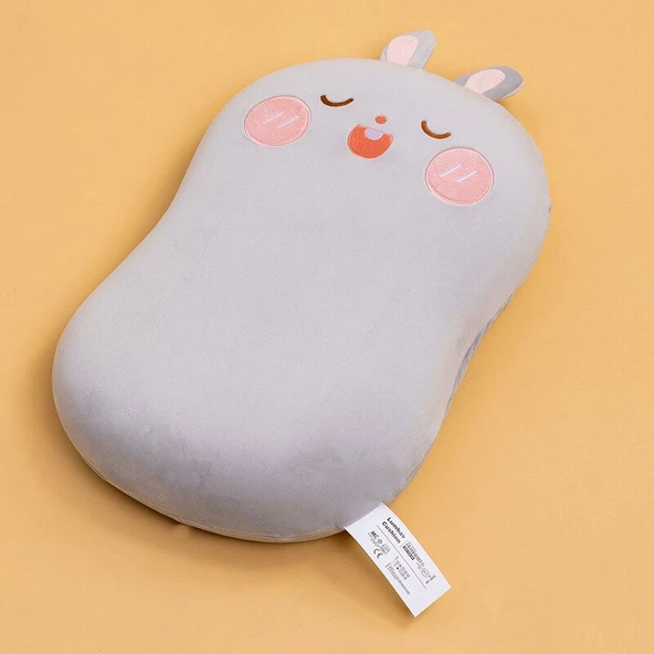 Buz İpek Karın Yastığı Peluş Oyuncak - Tavşan 55x35cm