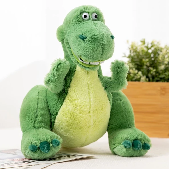 Yeşil Dinozor Peluş Oyuncak - 45x26cm