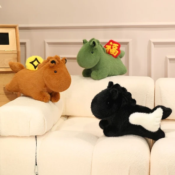 Şanslı At Peluş Oyuncak - Mashang Youfu - 46cm - Resim 10