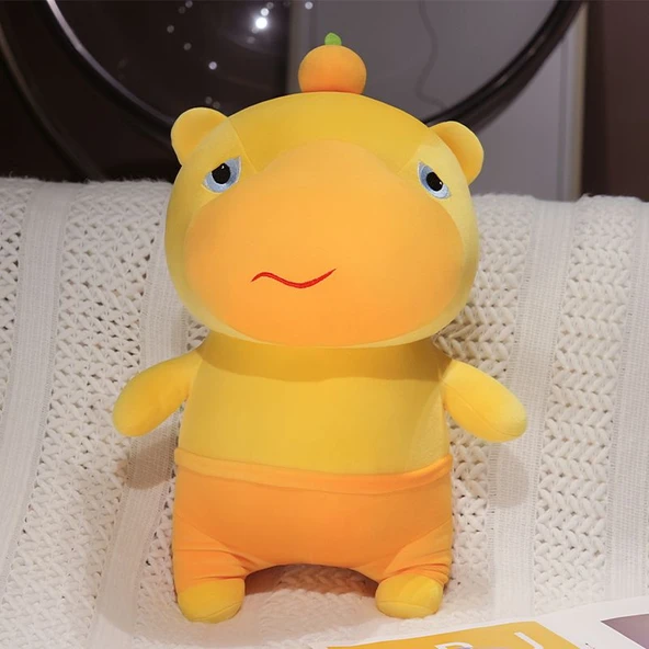 Ayakta Duran LuLu Peluş Oyuncak Bebek - Sarı 25cm