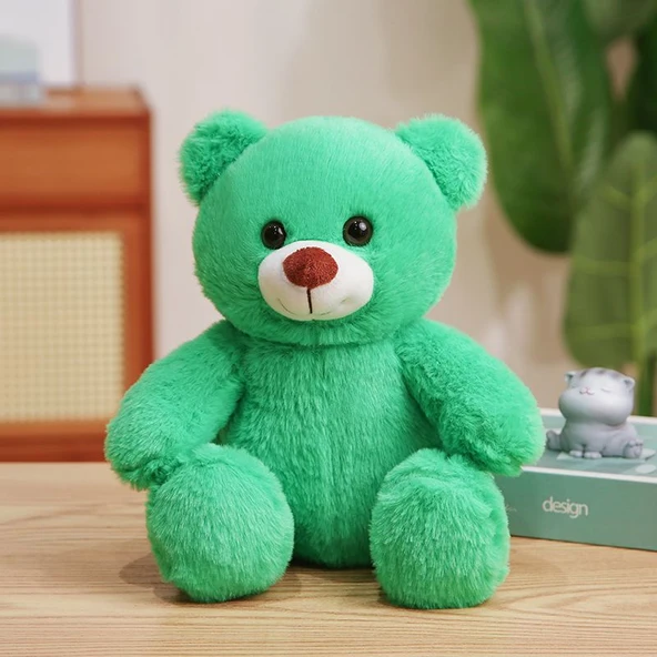 Dopamin Ayıcık Mezuniyet Peluş Oyuncak - Koyu Yeşil 25cm