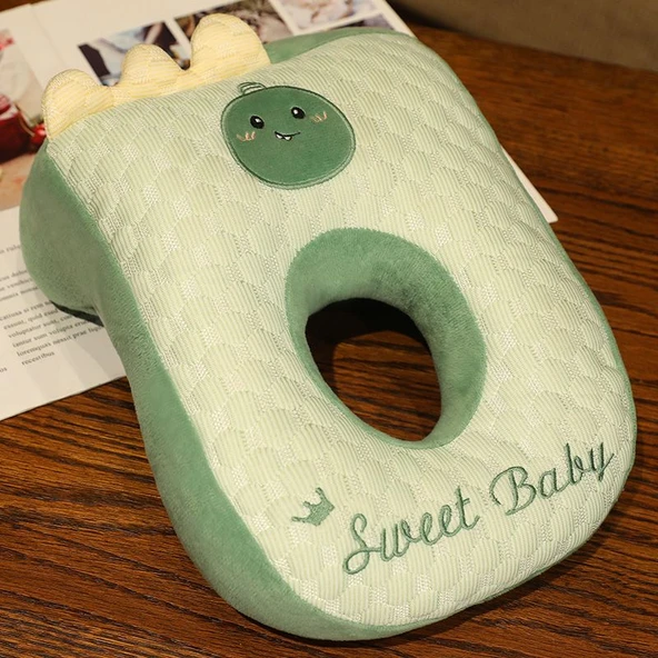 L Şeklinde Uyku Yastığı - Dinozor - 33x23cm - Resim 7