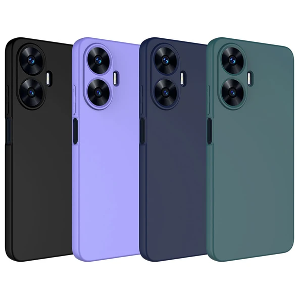 Realme C55 Kamera Korumali Mara Lansman Kapak - Resim 2