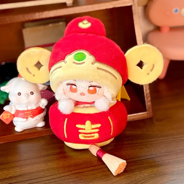 Oyuncak Bebek Giysi Seti - Kırmızı - 10cm - 9