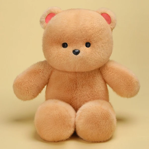 Peluş Oyuncak Ayı - Kahve Rengi - 45cm - 9