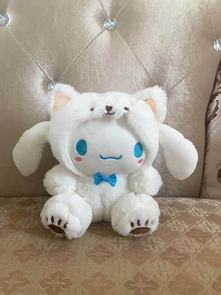 Dönüşen Cinnamoroll Pochacco Peluş Oyuncak - Beyaz 45CM