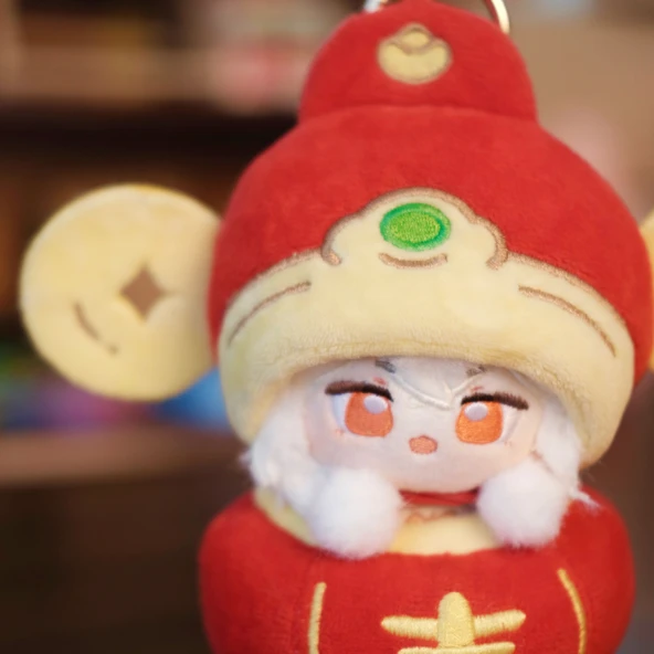Oyuncak Bebek Giysi Seti - Kırmızı - 10cm - 12
