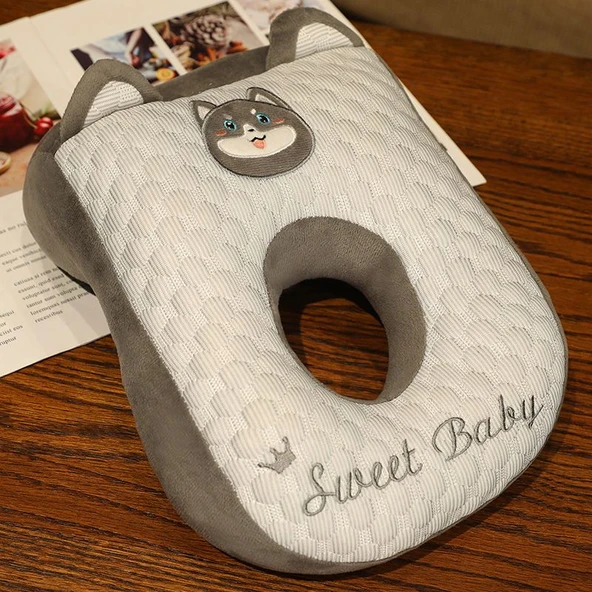 L Şeklinde Uyku Yastığı - Dinozor - 33x23cm - Resim 8