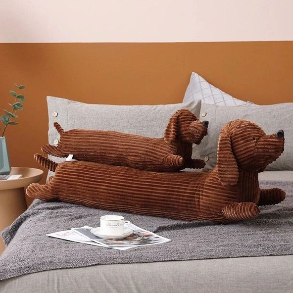 Daksund Peluş Oyuncak - Kahve Rengi - 50cm - 11