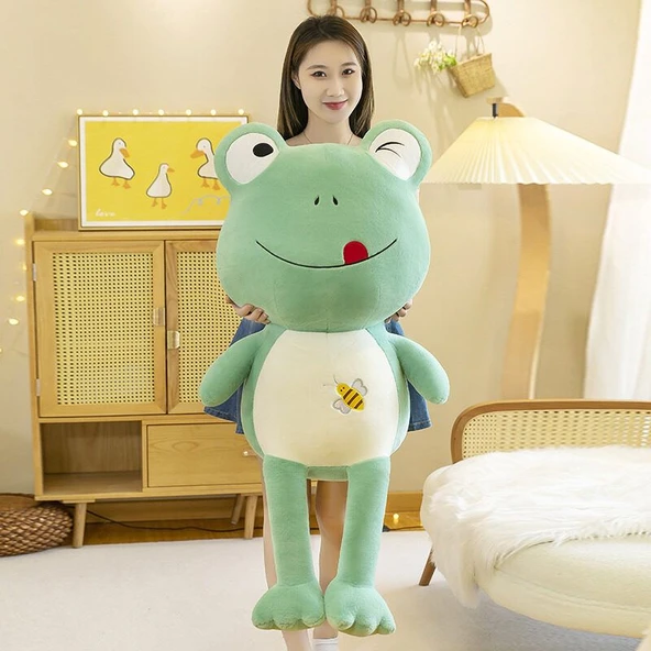 Uzun Bacaklı Peluş Kurbağa Oyuncak - 70cm