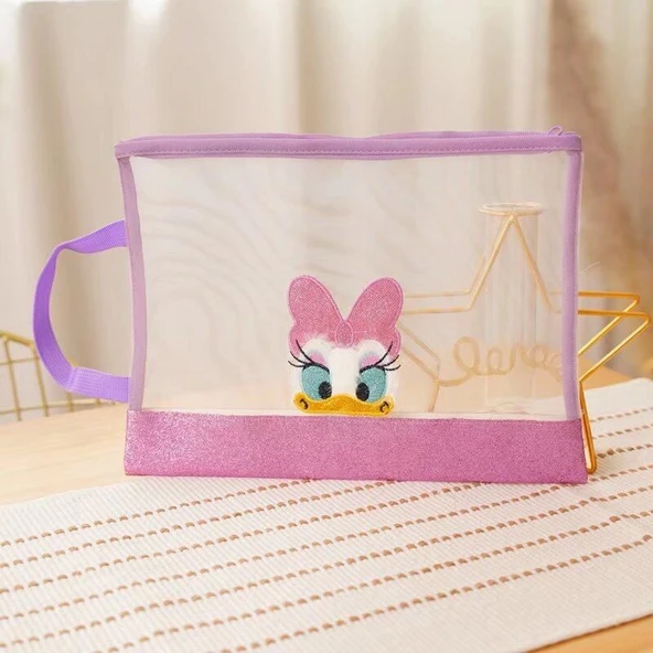 Çizgi Film Peluş Kimlik Kartı Tutucu - Beyaz Köpek - 33.5x25cm - 11