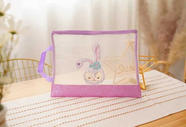 Çizgi Film Peluş Kimlik Kartı Tutucu - StellaLou - 33.5x25cm
