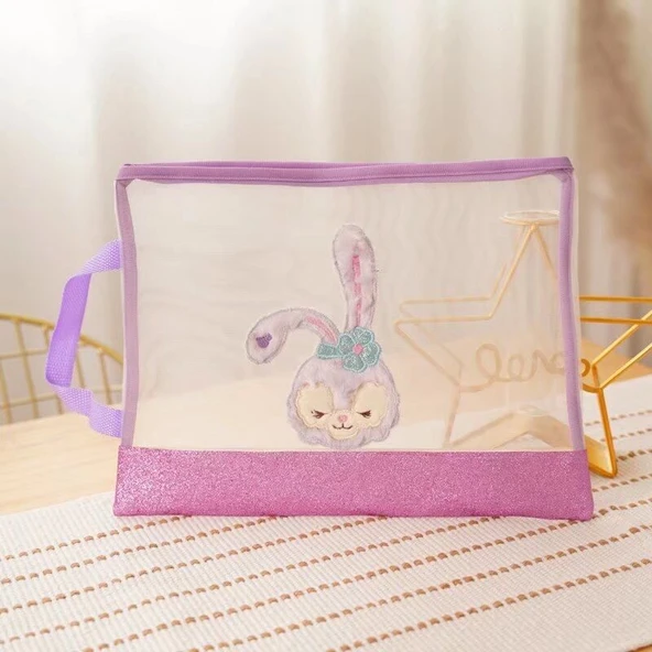 Çizgi Film Peluş Kimlik Kartı Tutucu - StellaLou - 33.5x25cm - 5