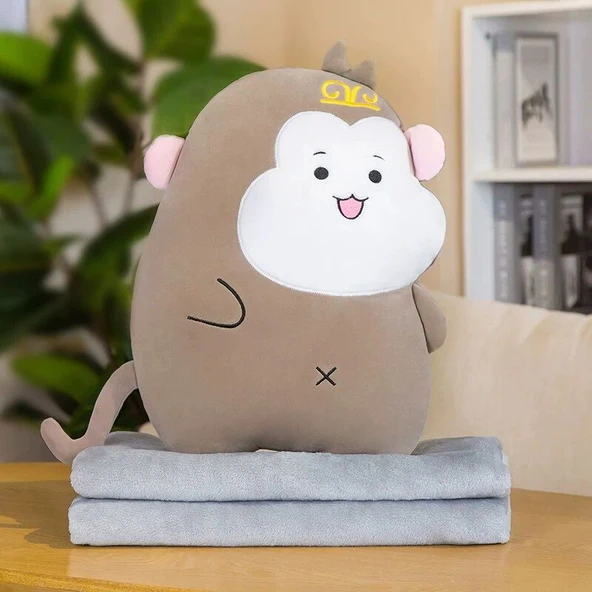 Çin Zodyağı Karikatür Peluş Yastık - Kaplan 100*170cm - 9