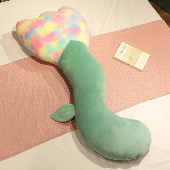 Çiçek Şeklinde Bacak Yastığı Peluş Oyuncak - Pembe - 70cm - 4