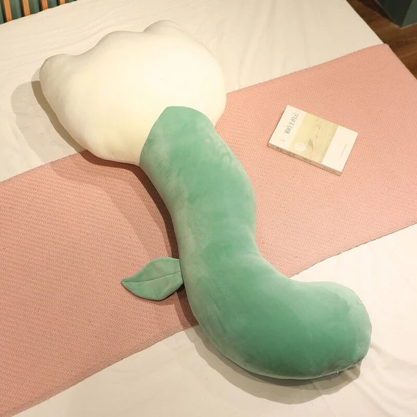 Çiçek Şeklinde Bacak Yastığı Peluş Oyuncak - Pembe - 70cm - 5