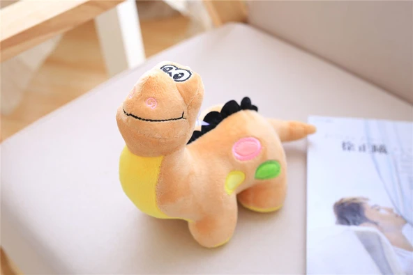 Pembe Dinozor Peluş Oyuncak - 20cm - 2