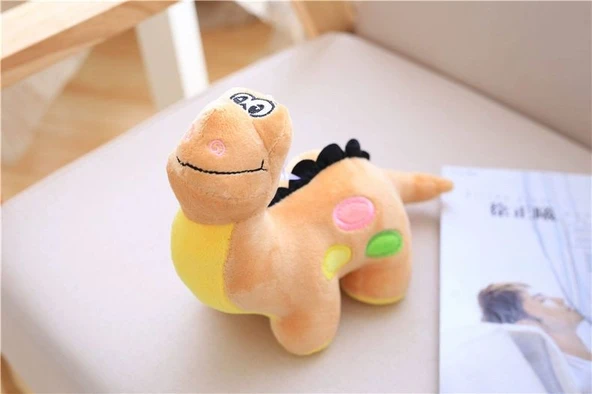 Pembe Dinozor Peluş Oyuncak - 20cm - 5
