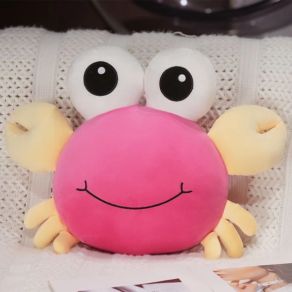 Peluş Palyaço Balığı Kaplumbağa Yengeç Oyuncak - Yengeç 50cm