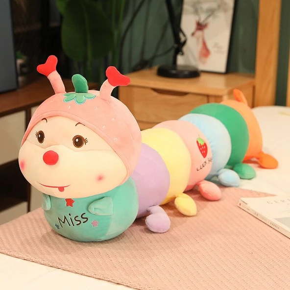 Gökkuşağı Tırtıl Peluş Oyuncak - 90cm