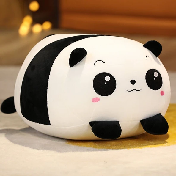 Esnek Hayvan Peluş Yastık - Panda 45cm