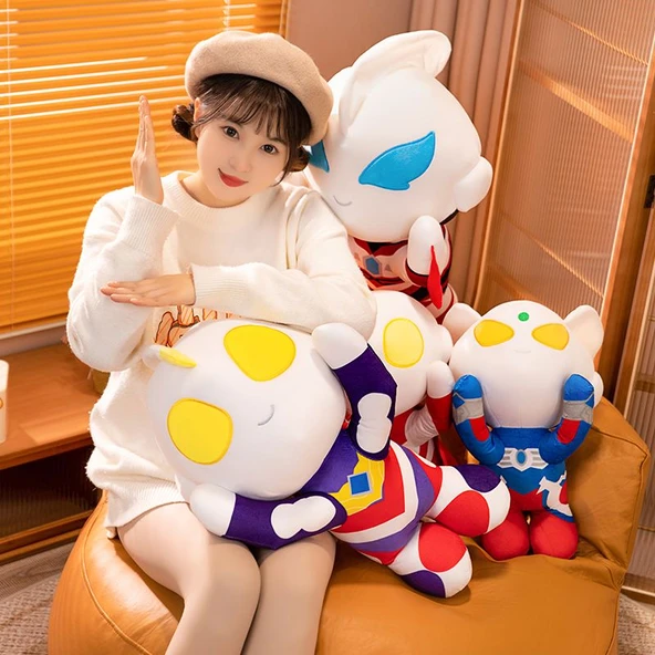 Ultraman Sailuo (Zero) Peluş Oyuncak - 45cm - Resim 7