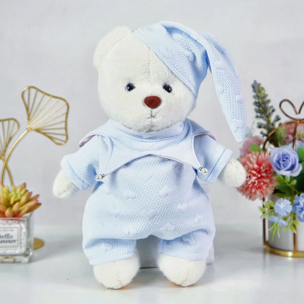 Peluş Oyuncak Bebek Kıyafeti - Erkek Takım Elbise (Bebek Dahil Değil) 40-50cm - 11