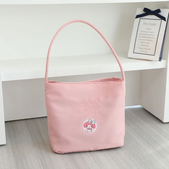 Çizgi Film Peluş Omuz Çantası - Büyük Kulak Köpek - 20x25x10cm - 6