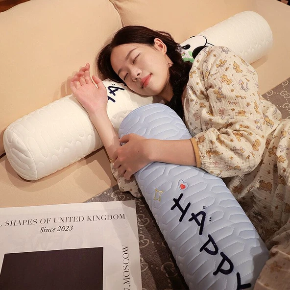 Çizgi Film Lateks İpek Uzun Yastık - Ördek - 140cm - Resim 9