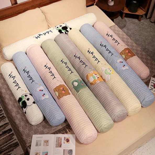 Çizgi Film Lateks İpek Uzun Yastık - Ördek - 140cm - Resim 4